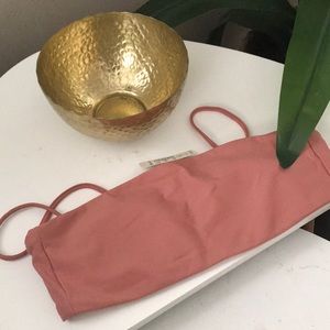 Madewell Second Wave Spaghetti-Strap Bandeau Bikini Top NWT